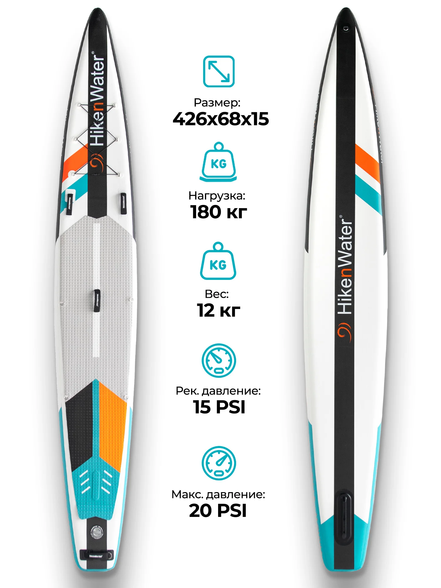 Hiken Water Race PRO 14’*27 фото 2